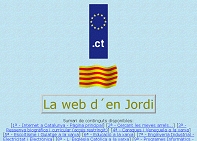 La web den Jordi - pgina principal